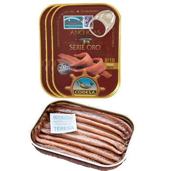 

Anchoas Codesa Serie Oro 8/10 filetes. [PACK DE 3 UNIDADES]
