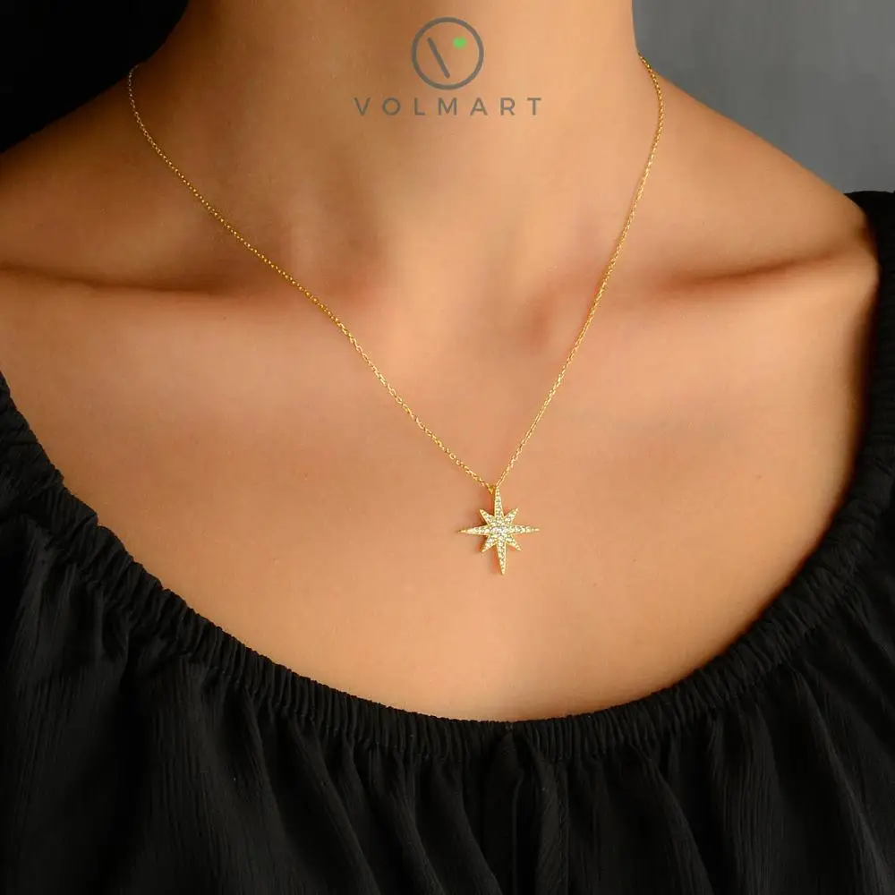 

Accessories, Jewellery, Pole Star Silver Necklace, Women #20471