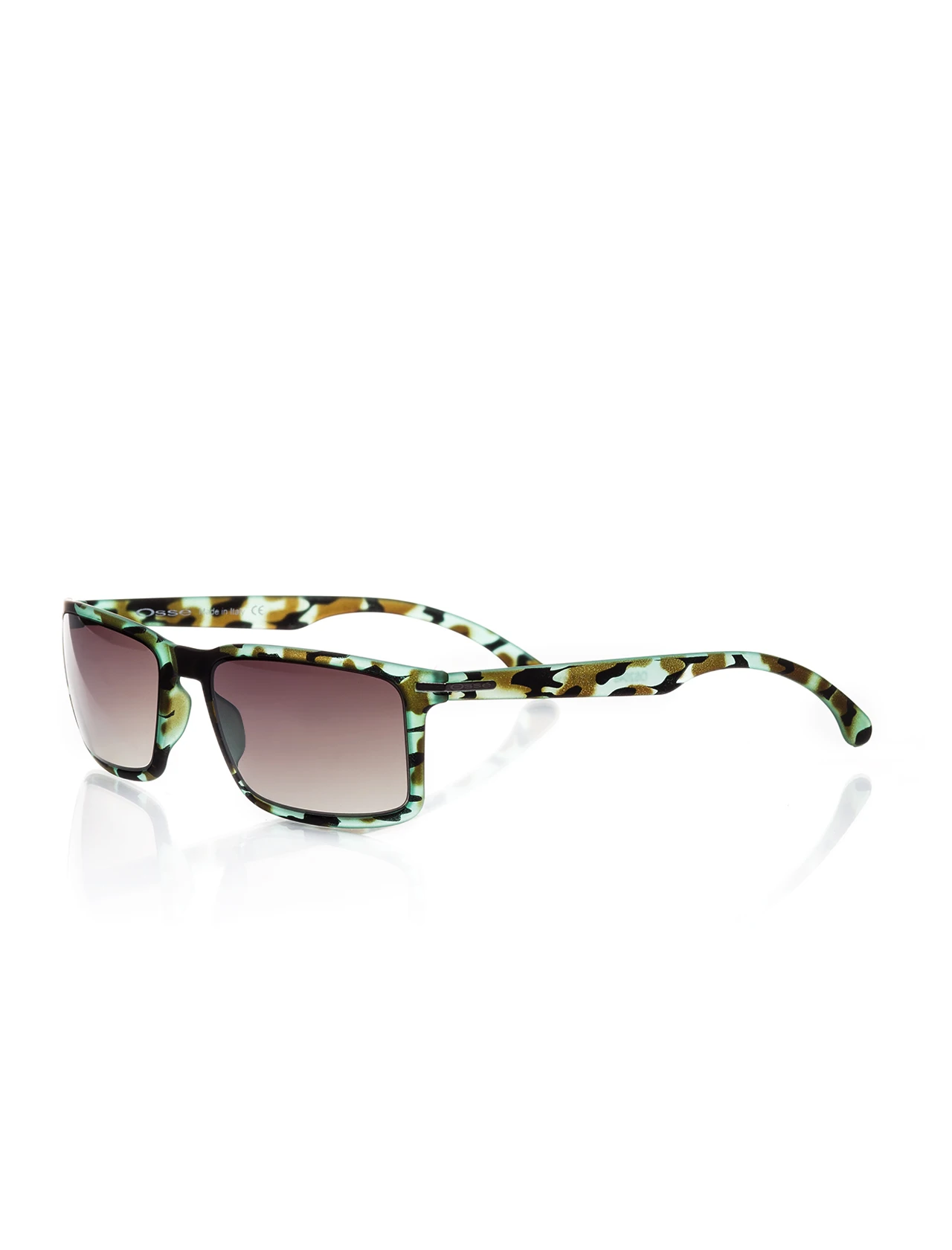 

Unisex sunglasses os 2048 05 bone green organic rectangle rectangular 53-17-130 osse
