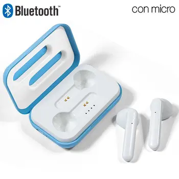 

Dual Pod COOL STYLE Celeste Stereo Bluetooth headsets