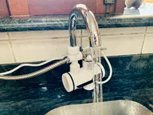 Calentador de agua de ducha eléctrico instantáneo, grifo eléctrico de cocina, calefacción de agua instantánea