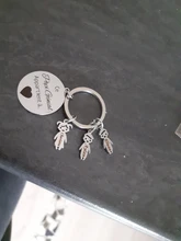 LLavero de acero inoxidable con grabado personalizado de Porte-clés para niño, niña y Chico