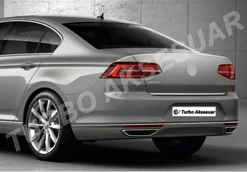 

R LineStill Volkswagen Passat B8 Chrome Exhaust Looking Diffuser R LineStill SD High quality double-sided acrylic band with Mount