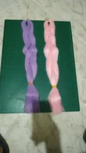 Deseo de pelo 24 pulgadas 60cm extensiones de cabello sintético jumbo trenzado de pelo de ombre brillante bling brillo ostentoso 1 pack/lote