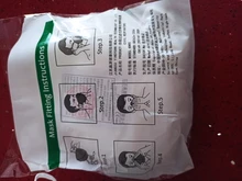 Mascarilla de 5 capas KN95 con filtro FPP2, máscara respirador reutilizable FFP2, 1-200 piezas