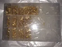 Terminales de crimpado de 2,8/4,8/6,3mm, conector de cable aislado macho y hembra, Kit de conectores de pala de cable eléctrico, manguitos aislados