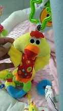 Cochecito de bebé en espiral, asiento de coche, juguete colgante de viaje para niños y niñas