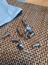 Rivets Wallet-Fasteners Studs Screws Belt Binding Nails Menu Metal Chicago 10pcs 