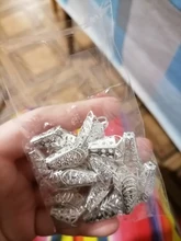 50 Uds. De abalorios de aleación de 17x10mm, accesorios de joyería, colgante con forma de flor antigua, para fabricación de joyería DIY