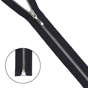 

Zipper Metal-nickel, detachable T1 60 cm (233 tons Blue)