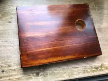 Roller Paper-Holder Storage-Shelf Toilet Iron-Pipe Restroom Wall-Mount Wood Industrial