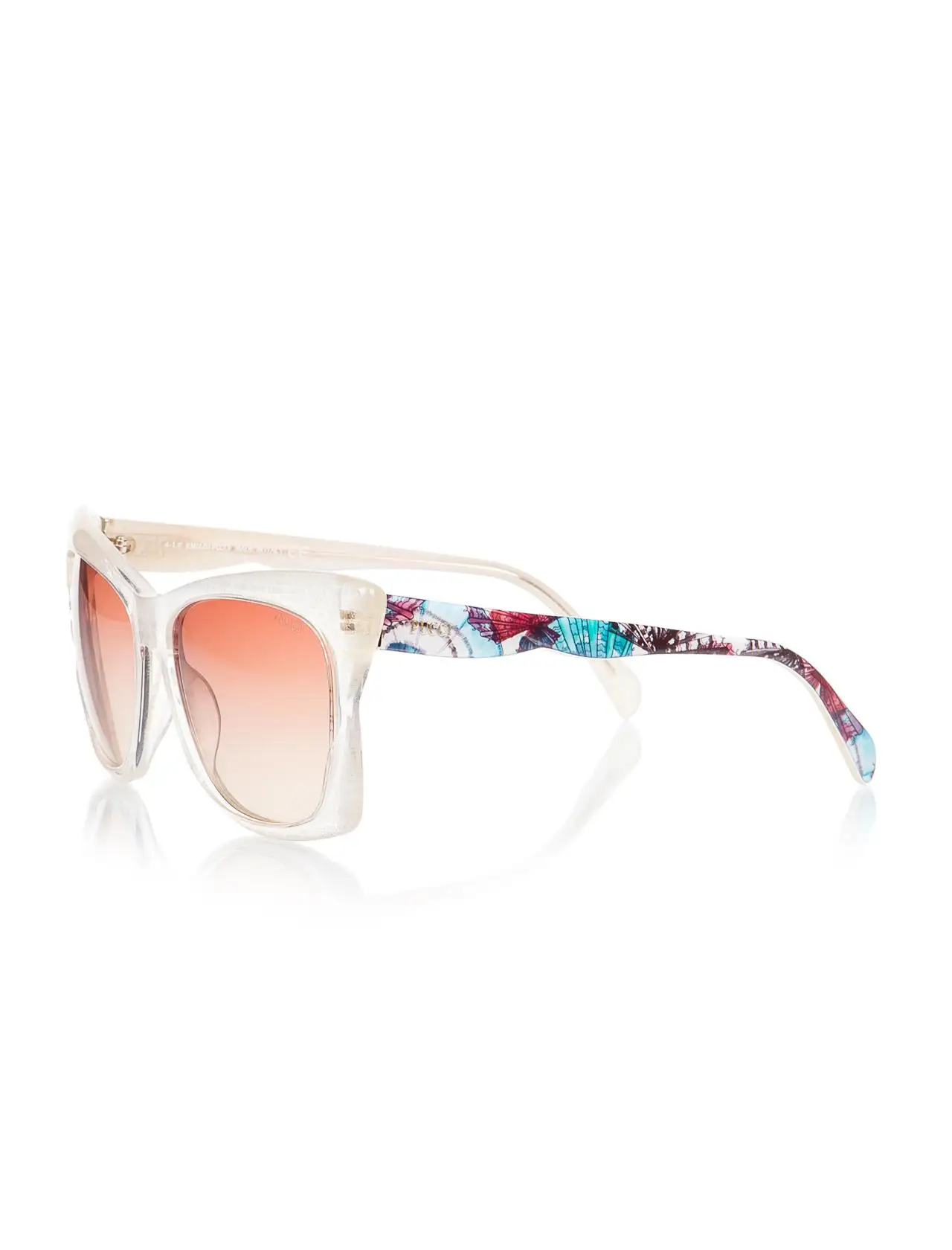 

Women's sunglasses ep 0050 25z bone transparent organic butterfly cat eye 59-16-140 emilio pucci