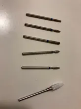 Fresas de diamante para manicura, brocas rotativas para pedicura eléctrica, equipo para quitar cutículas, 1 ud.