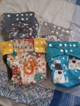 [Simfamily]-PAÑALES reutilizables impermeables para bebé, pañales de bambú carbón, tamaño bolsillo, venta al por mayor