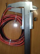 Cable eléctrico de cobre estañado de 2 pines, Cable de extensión de alimentación de larga duración, 300V, PVC, rojo, negro, 18, 20, 22 AWG