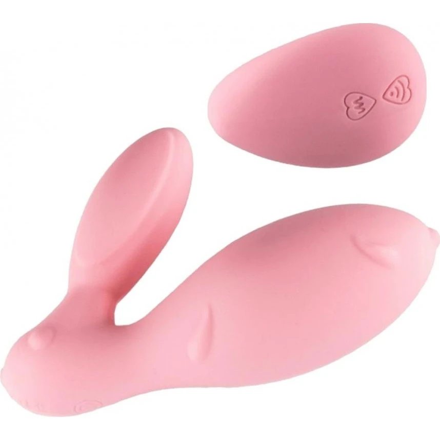 Вибростимулятор для двоих RestArt RA-321 10 различных режимов вибрации, пульт дистанционного управления