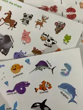 Pegatinas para niños, libros, escenas reutilizables, juego de rompecabezas, pegatinas de dibujos animados, Juguetes Educativos de aprendizaje para niños, regalo
