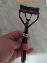 1PC negro-púrpura esmerilado con Clip para pestañas Curl ojo cosméticos maquillaje belleza falso rizador de pestañas Curling pinzas las herramientas