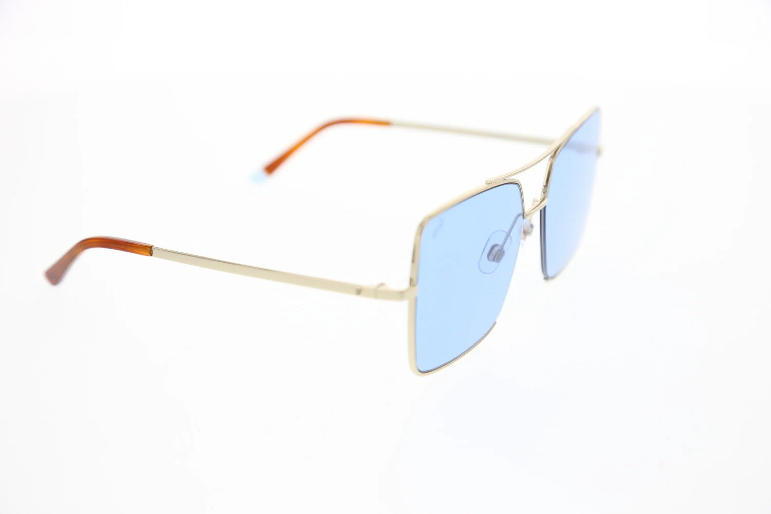 

Unisex sunglasses w 0210 32v metal gold organic square square 57-15-140 web