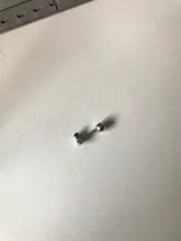 CANNER 1 par Plata de Ley 925 auténtica pendientes de cristal de circón pendientes para Piercing para las mujeres hueso del oído bien joyería pendientes de botón pendientes