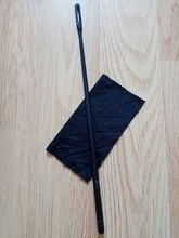 Bastoncillo de limpieza de 14 pulgadas, plástico con flauta de tela de Color aleatorio, Kit de limpieza de Piccolo, accesorios de instrumentos musicales de viento de madera