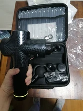 Pistola de masaje de percusión de tejido profundo, 30 velocidades, alivio del dolor corporal, cuello, máscara muscular para ejercicio, relajación, pistola de Fascia moldeadora fina