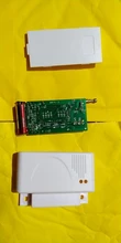 433 MHz 2262 código inalámbrico de la puerta de la ventana Sensor de contacto magnético de la puerta de madera Detector de Alarma para hogar GSM inalámbrico de alarma