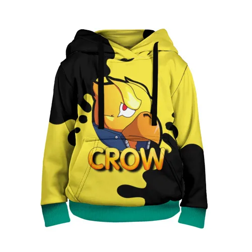 Детская толстовка 3D Crow (Brawl Stars) | Мать и ребенок