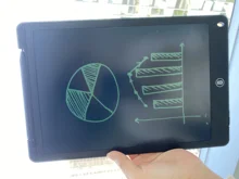 Tableta de escritura LCD ultrafina de 12 pulgadas, tablero electrónico de dibujo Digital colorido, Mini libreta portátil para niños y adultos