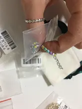 Anillos de dedo de corazón y arco iris para mujer, de bambú, plata de ley 925 auténtica, sortija de compromiso de boda, joyería