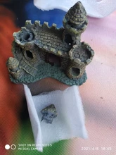 Castle-Tower-Ornaments Decoration Aquarium-Accessories Fish-Tank