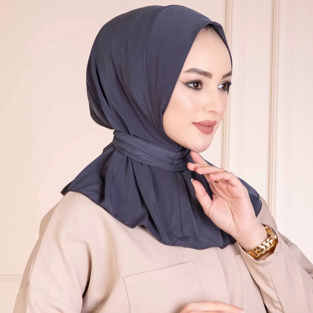 

Hijab Fashion Modal hijab Snaps cotton jersey hijab scarf long muslim shawl plain soft turban tie head wraps for women headband