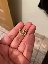 Dijes de mariposa de 14x19mm, 10 Uds., insectos para fabricación de joyas, pendientes, colgante, collar y pulsera, dijes