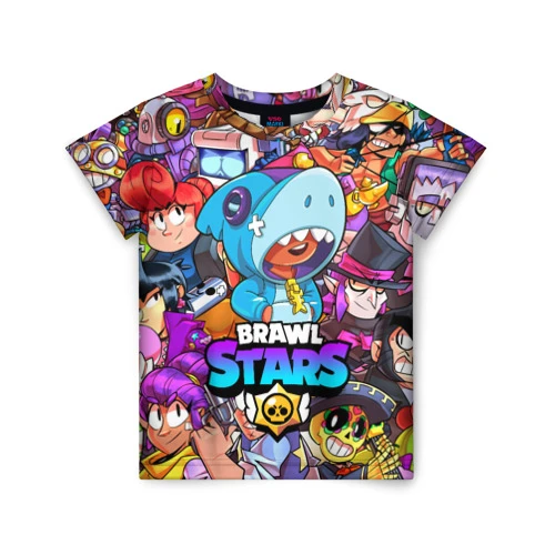 Children S T Shirt 3d Brawl Stars Leon Shark T Shirts Aliexpress