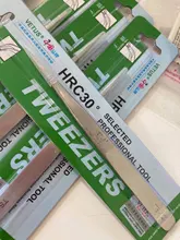 Vetus-Pinzas para pestañas de acero inoxidable, alta precisión, maquillaje antiestático, pinzas para cejas, extensión de pestañas