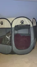 Tienda portátil porta mascotas plegable, Corralito, transpirable, de fácil operación, cerca octagonal, cama perrera extraíble para cachorro para gatos