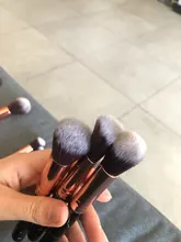 FLD5/15 Uds. Conjunto de brochas de maquillaje, polvo cosmético, sombra de ojos, base de colorete, fusión para belleza, pincel para maquillaje