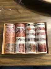 20 Pcs conjunto de cintas Washi pegatinas con diseño del océano Scrapbooking Retro protectora lavado cintas flor Washitape Fita Adesiva Adhesiva Decorativa