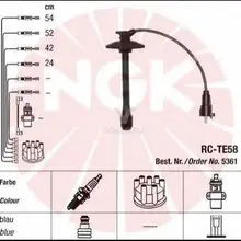 NGK 5361 Провода в/в TOYOTA CAMRY/RAV4 RC-TE58