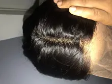 Luvin-pelucas de cabello humano para mujeres negras, barato, 180, 250 de densidad, 30, 40 pulgadas, liso, sin pegamento, Frontal, brasileño