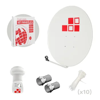

Kit Antena Parabólica 110cm + LNB