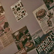 Póster Retro Ins, papel decorativo de pan, 13 hojas, accesorios para fotos, Postales creativas Diy, colocación, Adhesivo de pared de fondo