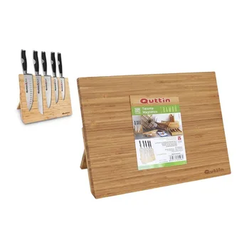 

Magnetic Stand for Knives Quttin Bamboo (34 X 25 x 1,7 cm)