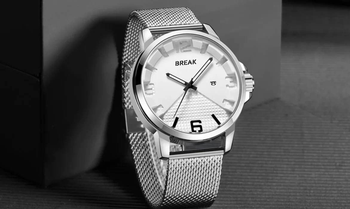 Мужские кварцевые стильные часы Break 3301