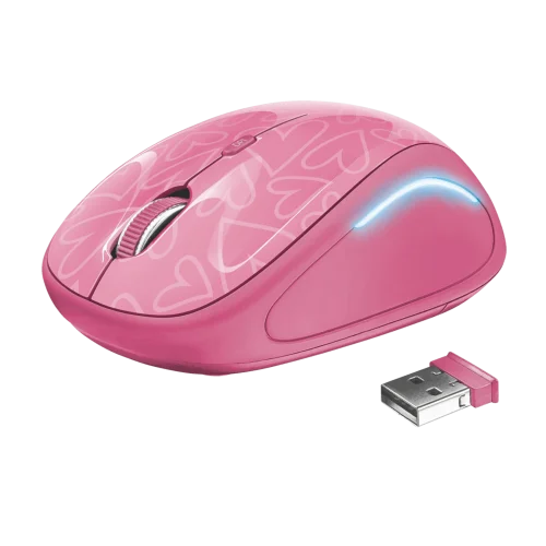 Мышь Trust Yvi FX- pink