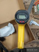 NEWACALOX-Pistola de aire caliente industrial, termorregulador LCD de 2000W, 220V, apto para enchufe de la UE, pistolas de calor con envoltura termal, boquilla de calentador