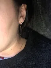 Punta Punk 925 pendientes círculo de plata esterlina para mujeres geométrico remache de oro/plata/Rosa pequeño y dorado aro pendientes de joyería