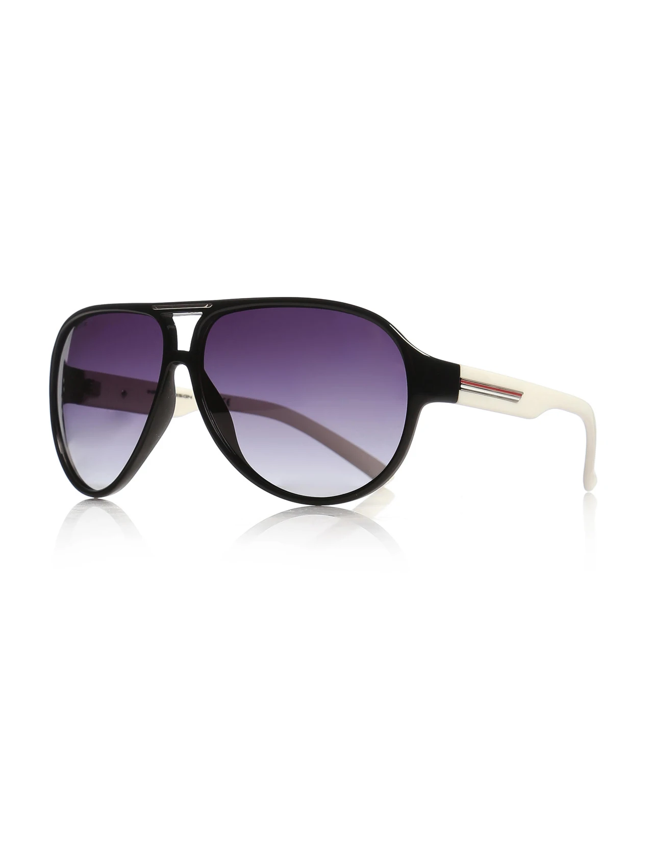 

Unisex Sunglasses ID 3980 51 Bone Black Rectangle Organic Pilot 64-11-130