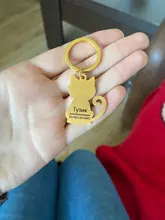 Etiquetas de identificación de gato personalizadas, nombre del número de teléfono para gatito, identificación grabada, Collar, etiquetas colgantes de acero inoxidable, etiquetas de gato