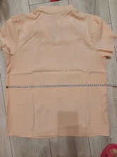 Tops y blusas para mujer, blusas de gasa de manga corta, blancas, de talla grande XXL